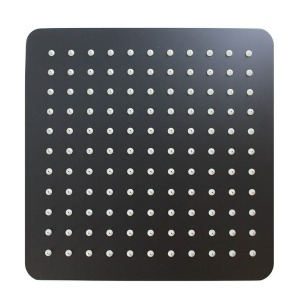 Shower Head Super-slim Rainfall Shower Head  250mm Matte Black  - OX0002.SH