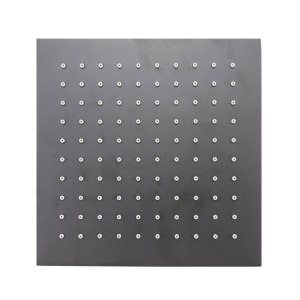 Shower Head Super-slim Rainfall Shower Head  250mm Gun Metal  - GM0135.SH