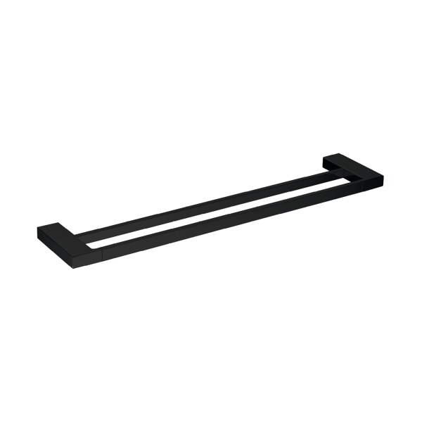 Celia Square DoubleTowl Rail 700mm - CDTB700-B