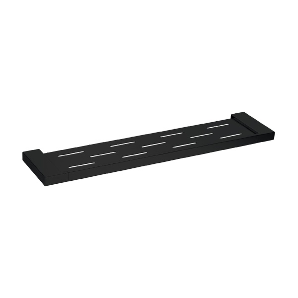 Celia Square Metal Shelf Matt Black - CMS-B