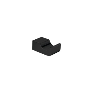 Celia Square Robe Hook Matt Black - CRH-B
