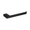Celia Square Towel Ring Matt Black - CTR-B