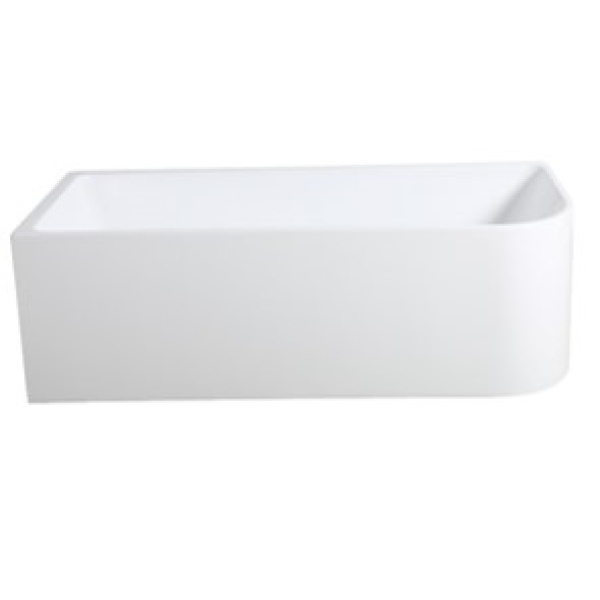 Casey Back to Wall Bathtub 1495*725*580mm - CBT1500LMW-580 - Image 2