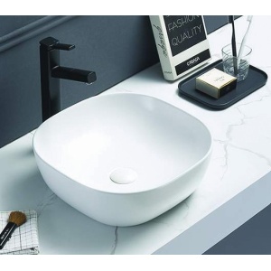 Qubix - Ultra Slim Gloss White Fine Ceramic - PA4242