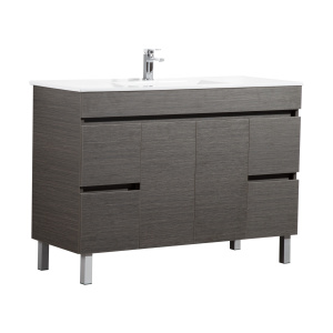 Evie Dark Brown   PVC Color Vanity 1200*460*860mm - EV124L-DB