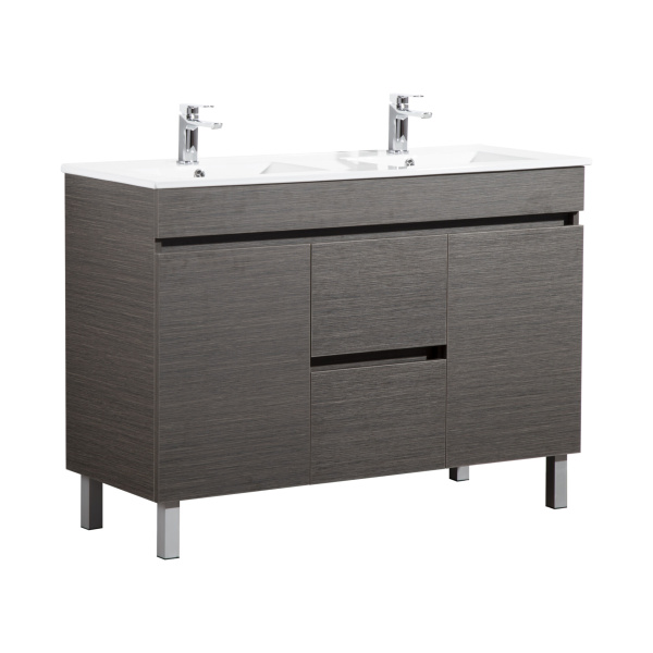 Evie Dark Brown   PVC Color Vanity 1200*460*860mm - EV124DL-DB