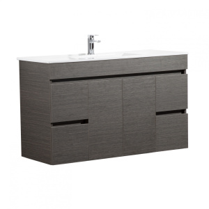 Evie Dark Brown   PVC Color Vanity 1200*460*525mm - EV124WH-DB