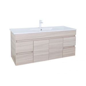 Evie Oak   PVC Color Vanity 1200*460*525mm - EV124WH-OAK