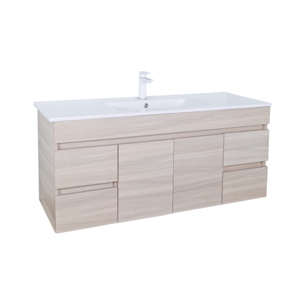 Evie Oak   PVC Color Vanity 1200*460*525mm - EV124WH-OAK
