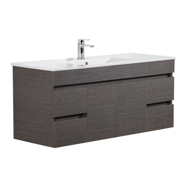 Evie Dark Brown   PVC Color Vanity 1500*460*525mm - EV154WH-DB