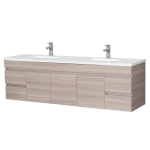 Evie Oak   PVC Color Vanity 1800*460*525mm - EV184WH-OAK