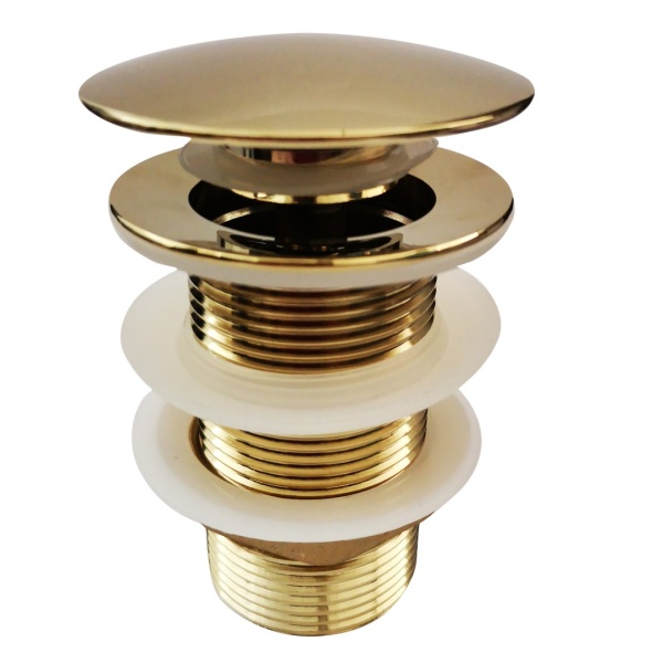 Basin Waste Yellow gold pop up waste  - PA32NFYG