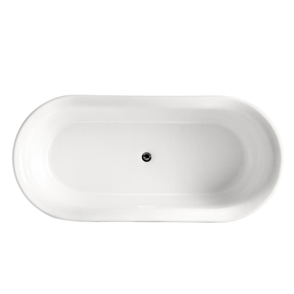 Gloss White Freestanding Bath - FBT1700-NF - Image 3