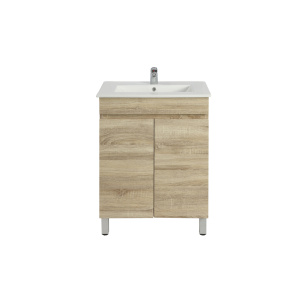 Freestanding  Berge PVC Filmed Color Vanity  White 590L*350D*830H (mm) - B63L-WO