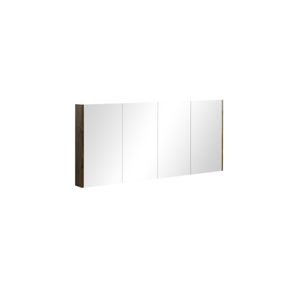 Qubist Shaving Cabinets - Wood Grain - DarkOak-QSV600DO