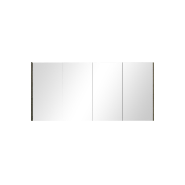 Qubist Shaving Cabinets - Wood Grain - DarkGrey-QSV600DG - Image 2
