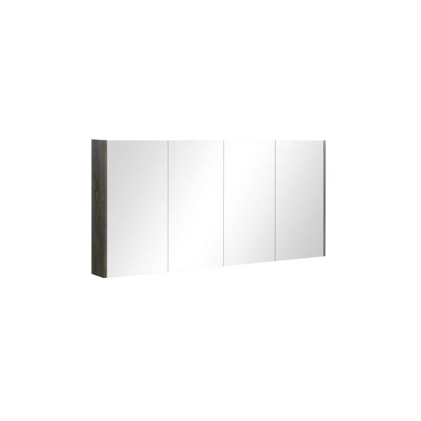 Qubist Shaving Cabinets - Wood Grain - DarkGrey-QSV600DG - Image 4