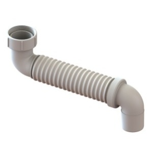 Bathtub Waste Bath Connector Universal  FLEX 40mm (600)   - 31916