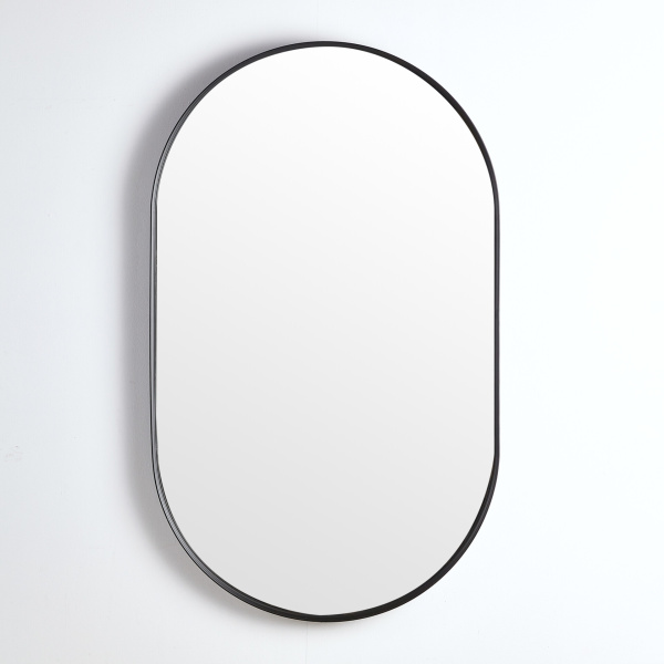 Olivia Framed Oval Mirror 450*900mm - KOV4590F-MB - Image 2