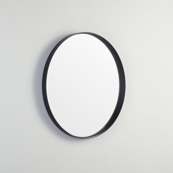 Luna Framed Mirror - Olivia Framed Round Mirror - KR600F-MB - Image 2
