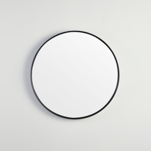 Luna Framed Mirror - Olivia Framed Round Mirror - KR600F-MB