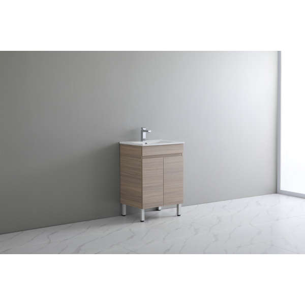 Stella Oak   PVC Color Vanity 600L*460D*860H (mm) - OAK600LG-CT - Image 2