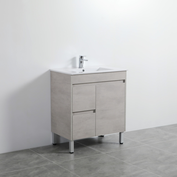 Freestanding Cabinet Concrete Grey 740*455*860mm - NC74LLG - Image 2