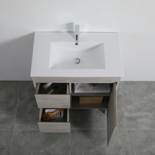 Freestanding Cabinet Concrete Grey 740*455*860mm - NC74LLG - Image 3