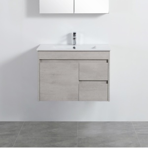 Wall Hung Cabinet Concrete Grey 740*455*525mm - NC74RWH