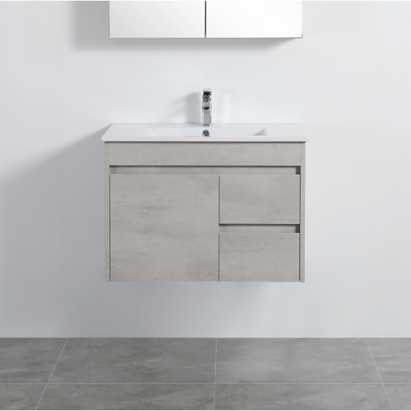 Wall Hung Cabinet Concrete Grey 740*455*525mm - NC74RWH