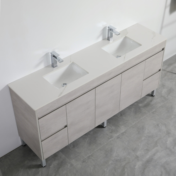 Freestanding Cabinet Concrete Grey 1790*455*860mm - NC184LG - Image 2