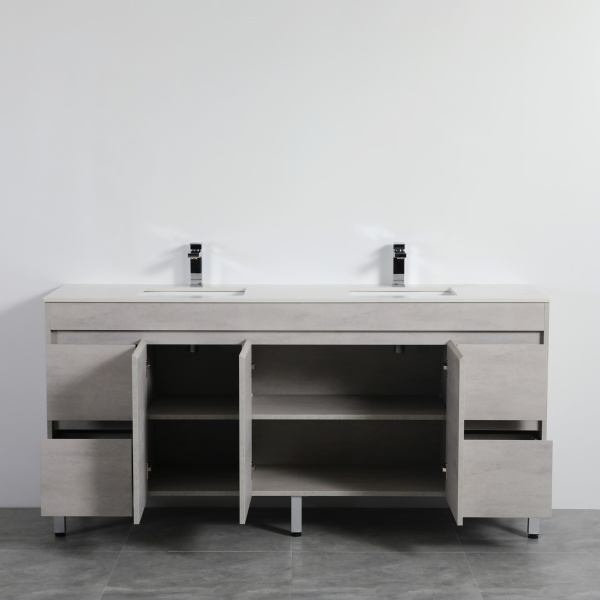 Freestanding Cabinet Concrete Grey 1790*455*860mm - NC184LG - Image 3