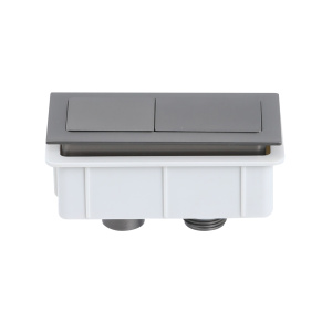 Square Press Button Brush Nickel - PB-SBN