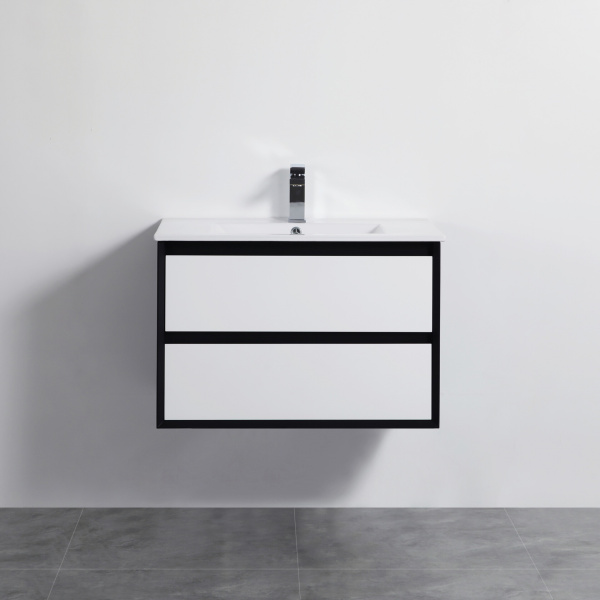 Petra PE Wall Hung Cabinet with ceramic Top (PC7546) 750*460*520mm - PE750WH-CT