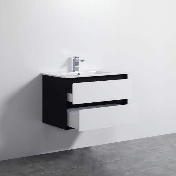 Petra PE Wall Hung Cabinet with ceramic Top (PC7546) 750*460*520mm - PE750WH-CT - Image 2