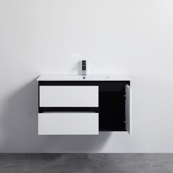 Petra PE Wall Hung with Ceramic Top (PC9046) 900*460*520mm - PE900LWH-CT - Image 2