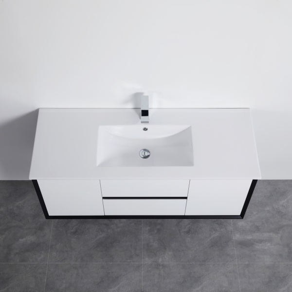 PE Wall Hung Cabinet with Ceramic Top - PE1200WH-CT - Image 4