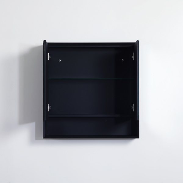 Petra Shaving Cabinets PE Shaving Cabinet Matte Black 750*750*160mm - PESV750 - Image 2