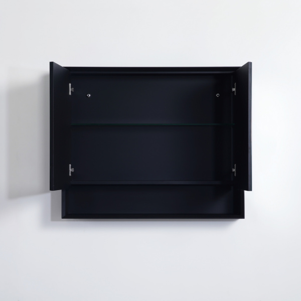 Petra Shaving Cabinets PE Shaving Cabinet Matte Black 900*750*160mm - PESV900 - Image 3