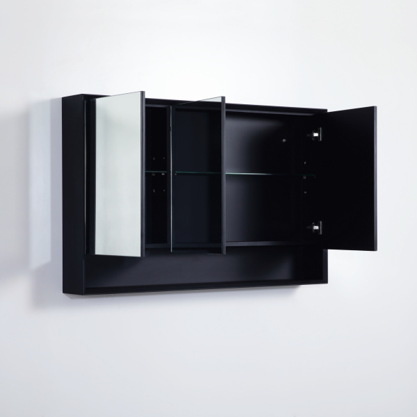 Petra Shaving Cabinets PE Shaving Cabinet Matte Black 1200*750*160mm - PESV1200 - Image 4