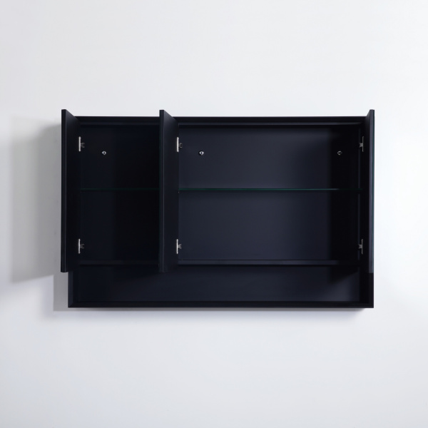 Petra Shaving Cabinets PE Shaving Cabinet Matte Black 1200*750*160mm - PESV1200 - Image 2
