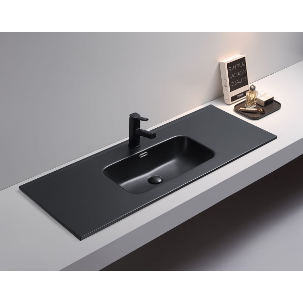 Olivia Matte Black Ceramic Top 1210*465*170mm - OMB1200
