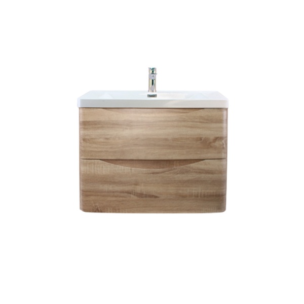 Oakland Wood Grain PVC Vanity  White Oak 600*460*590mm - OW600WO