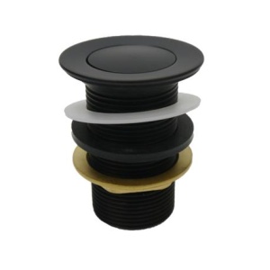 Basin Waste Pop Up 32mm no overflow Matte Black - PA32NF-B