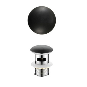 Basin Waste Matte black ceramic pop up  - PA32OFMB