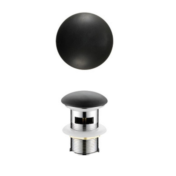 Basin Waste Matte black ceramic pop up  - PA32OFMB