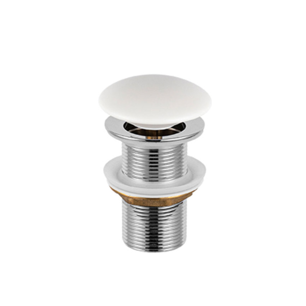 Basin Waste Matte white ceramic pop up - PA32NFMW