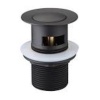 Basin Waste Pop Up 32mm overflow Matte Black  - PA32OF-B