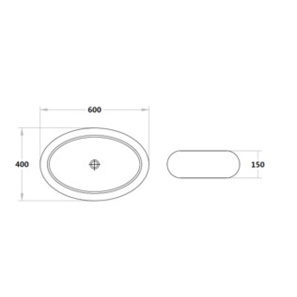 Gloss White Above Counter - PA6040NF - Image 3