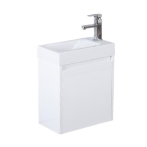 Mini Vanity with Top P42LWH-PT PVC Vanity  450*250*530mm - P42LWH-PT